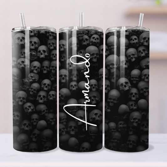 Skull Personalized 20oz Tumbler