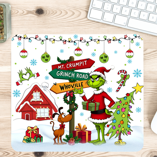 Grinch Road Mouse Pad