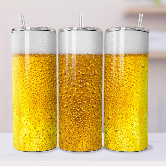 Beer 20oz Skinny Tumbler