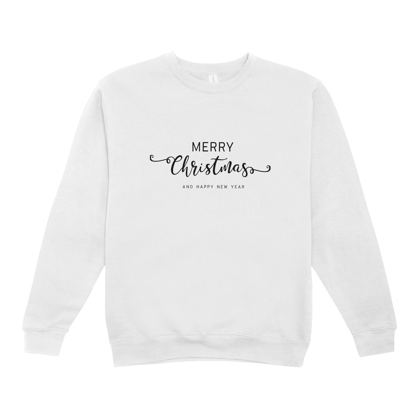 Merry Christmas Sweatshirt White