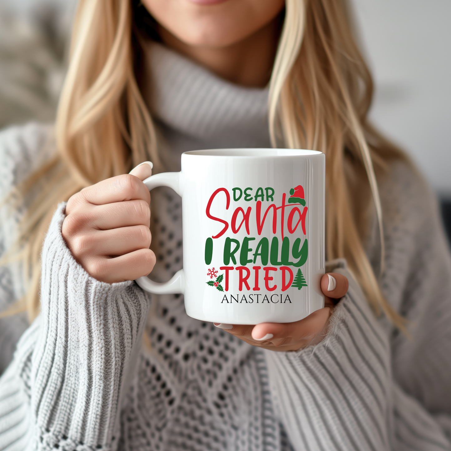 Personalized Dear Santa Mug