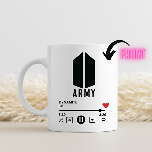 BTS Custom Song Mug