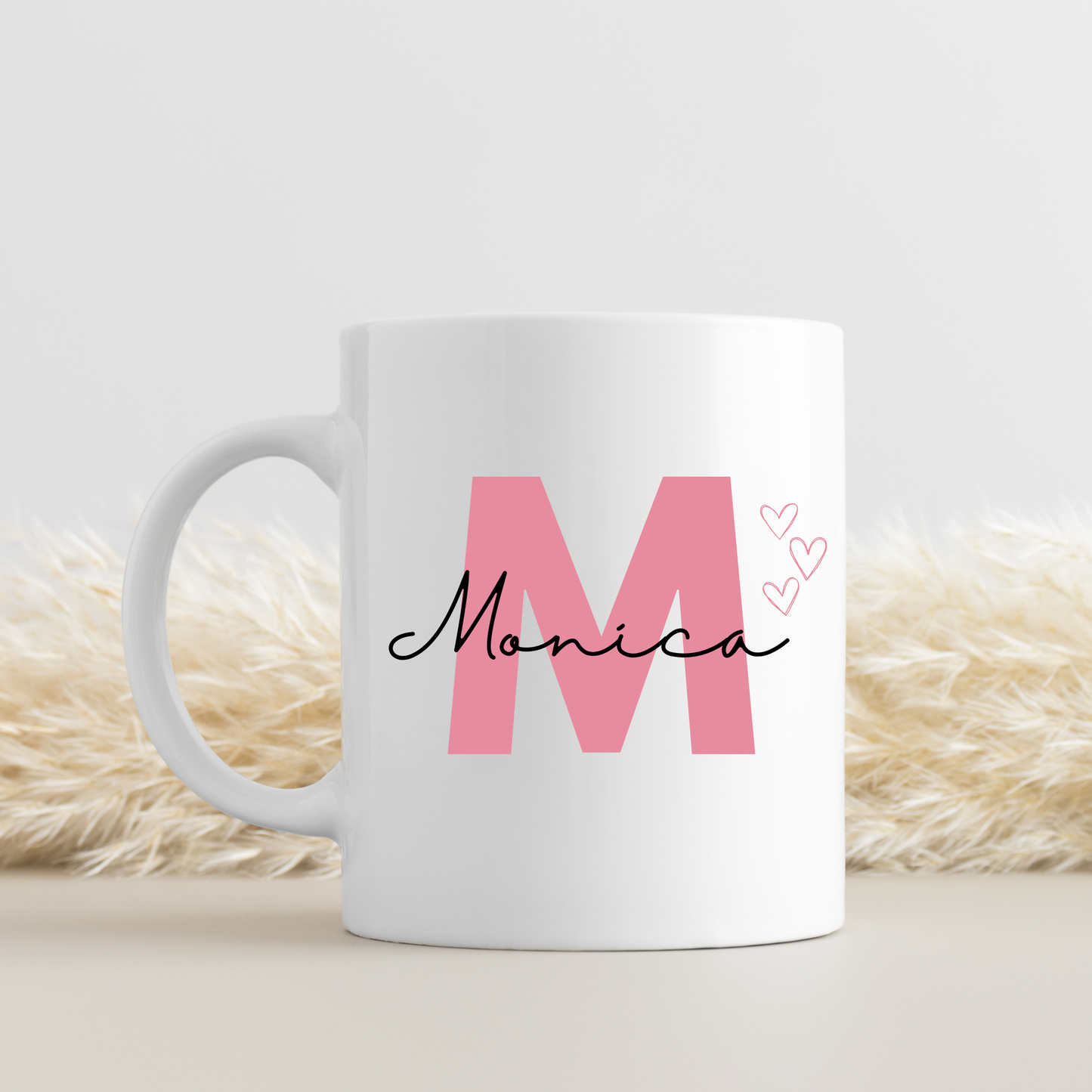 Personalized Pink Mug