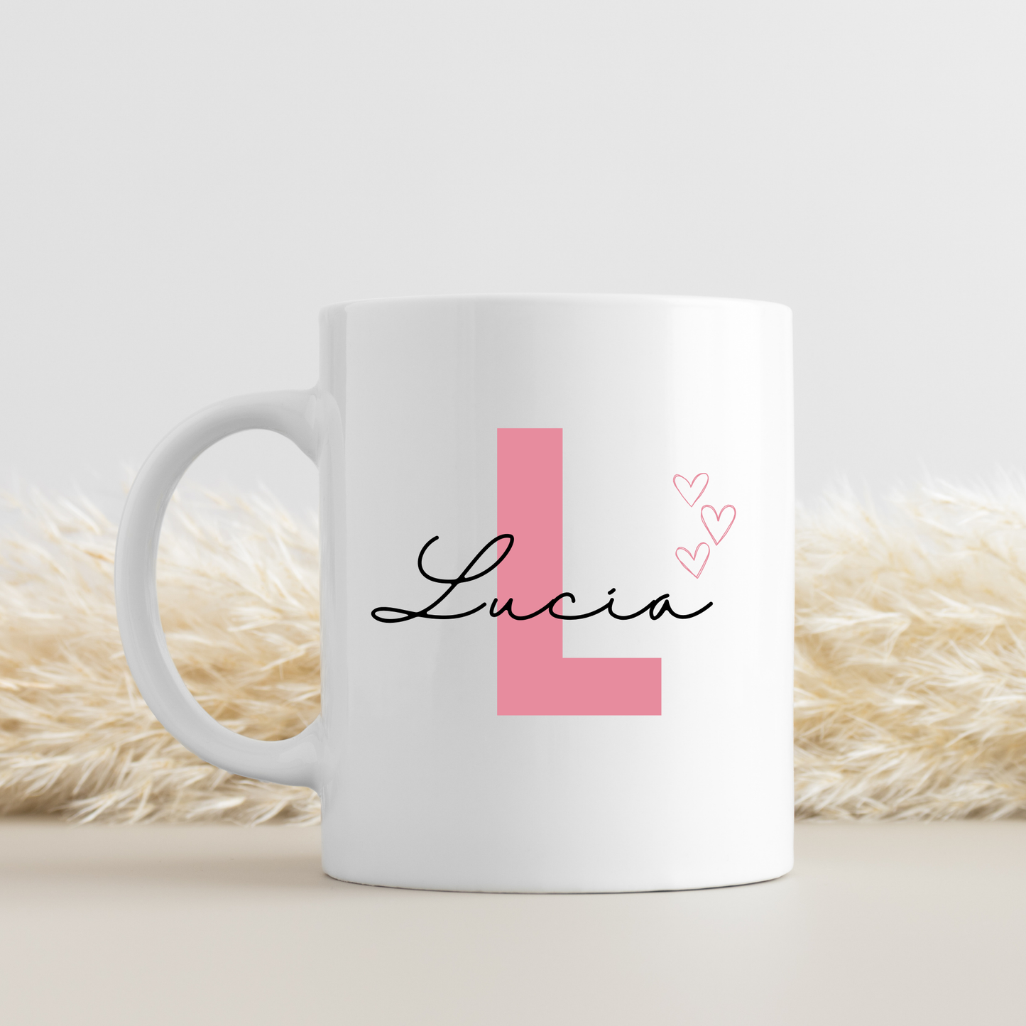 Personalized Pink Mug