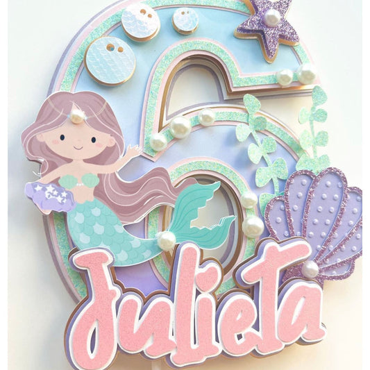 Mermaid Cake Topper