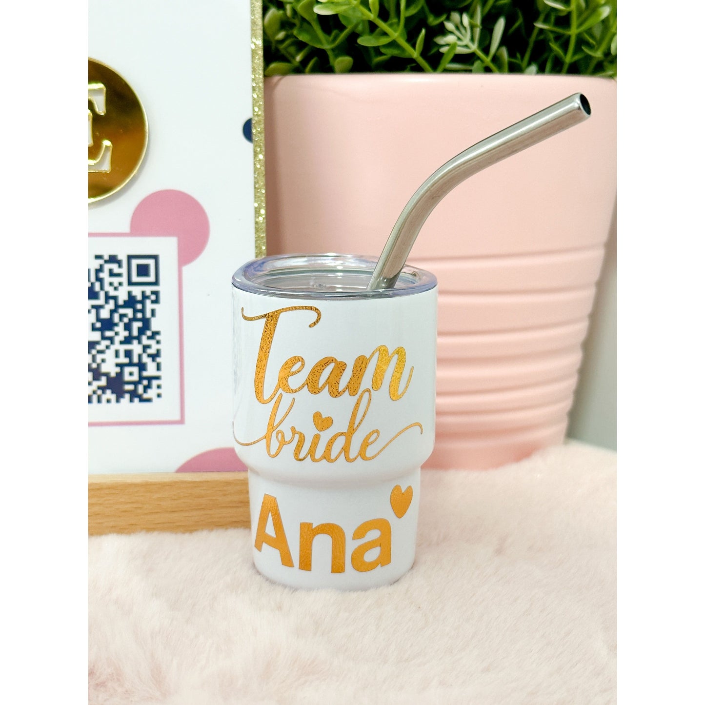 3OZ TEAM BRIDE MINI TUMBLER (6 pack)